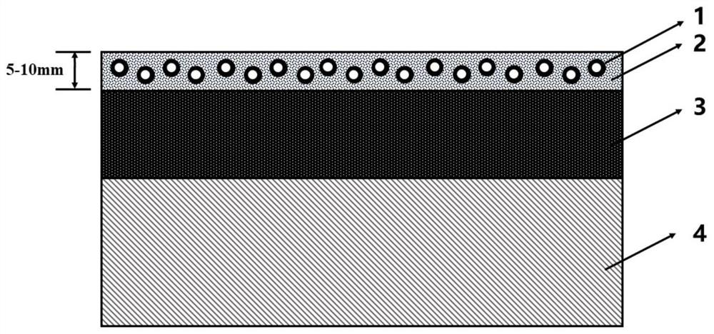 Asphalt pavement heat reflection slurry seal material and preparation method thereof