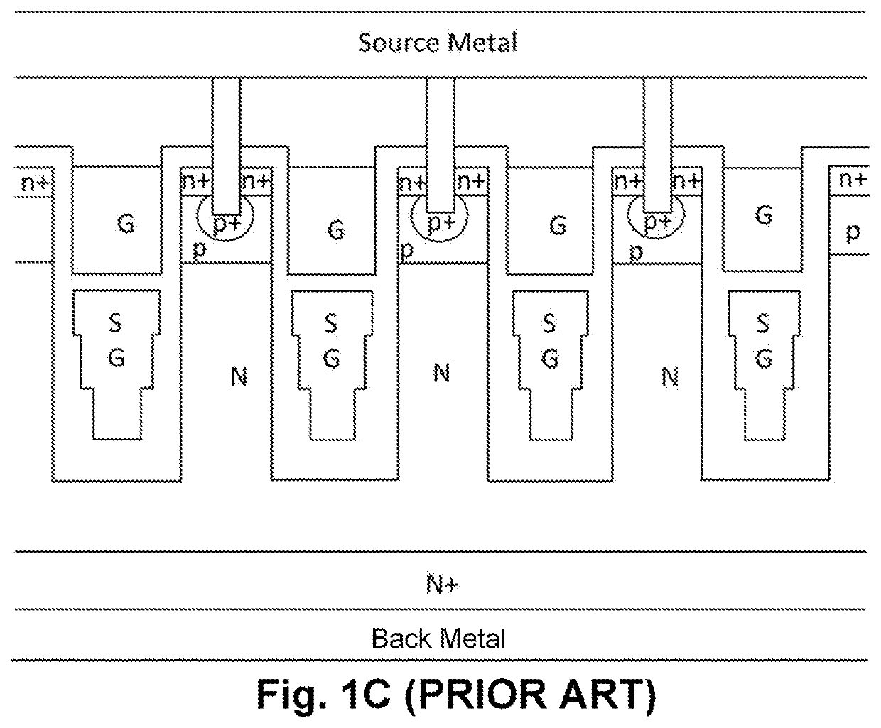 Shielded gate trench mosfet integrated with super barrier rectifier having short channel