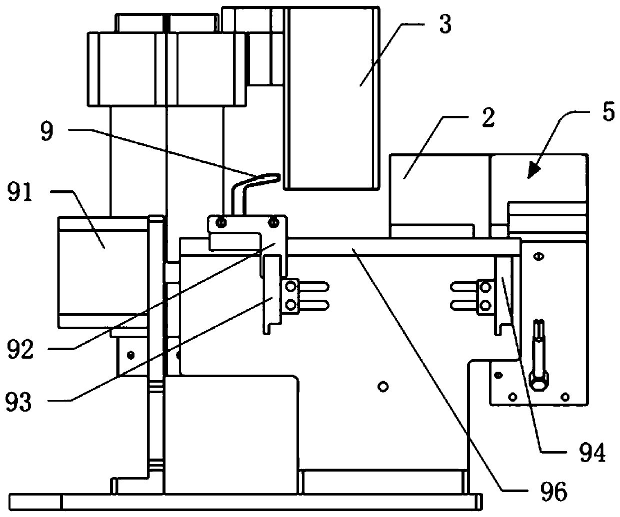 Medical embedding box laser coding machine capable of realizing multi-color printing