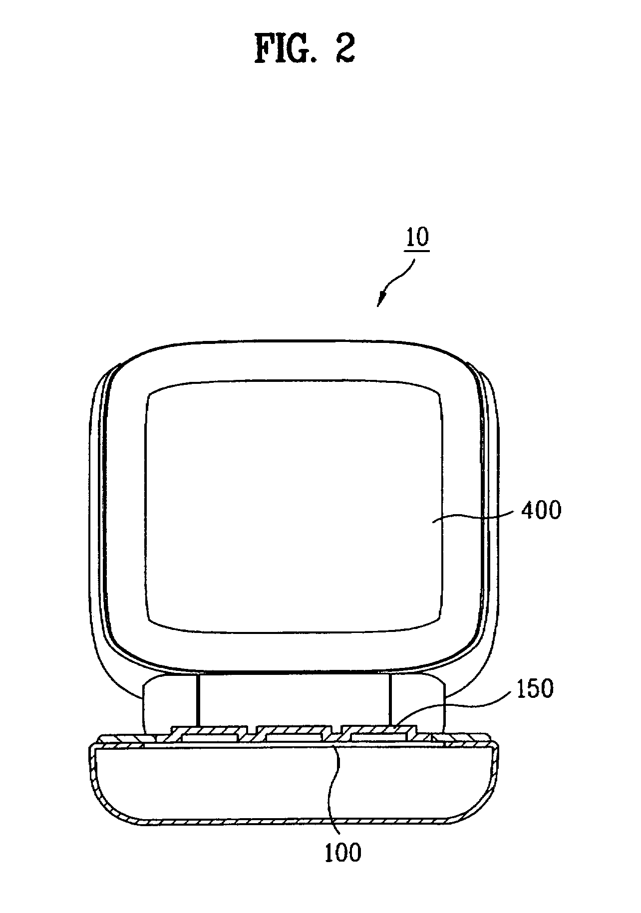 Touch screen assembly, mobile terminal having the touch screen assembly, and key input method on the mobile terminal