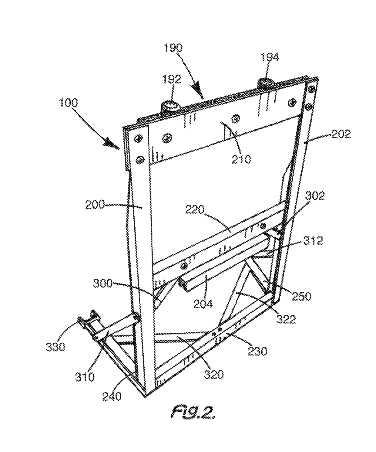 Podium ladder adapter