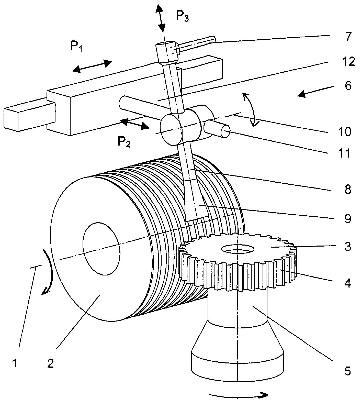 Process for monitoring the setting of the coolant nozzle of a grinding machine