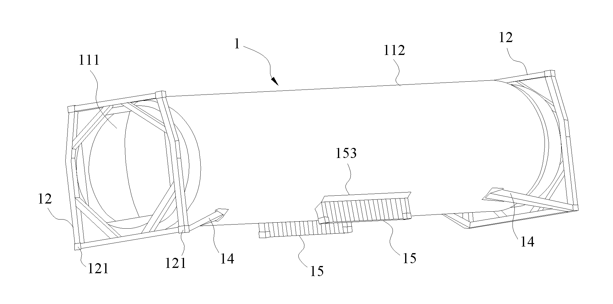 Tank-type transporter