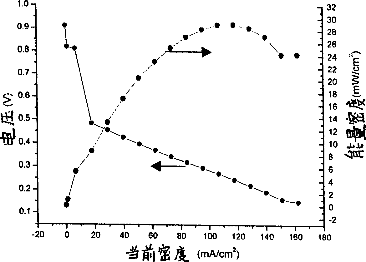 Method for preparing membrane electrode of direct methanol fuel cell