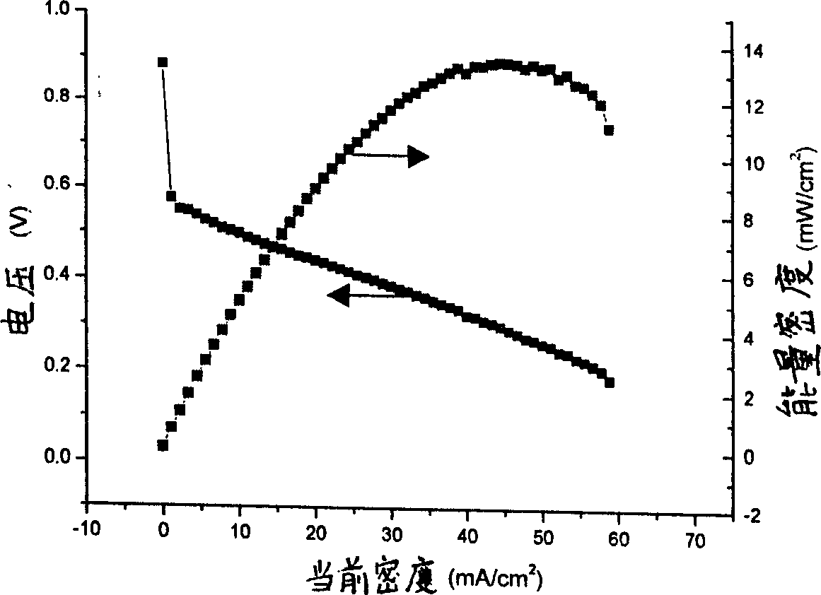 Method for preparing membrane electrode of direct methanol fuel cell