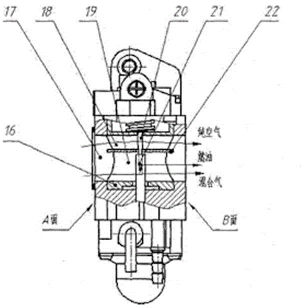 Two-stroke stratified scavenging gasoline engine