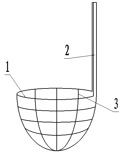 Portable egg fetching device