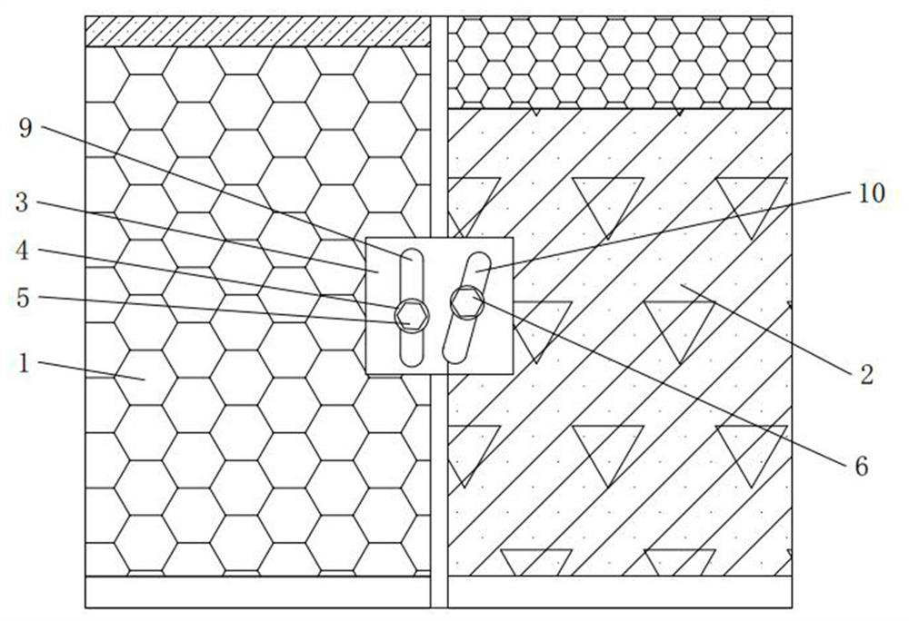 Prefabricated outer wall and PCF plate fixed connection structure and construction method thereof