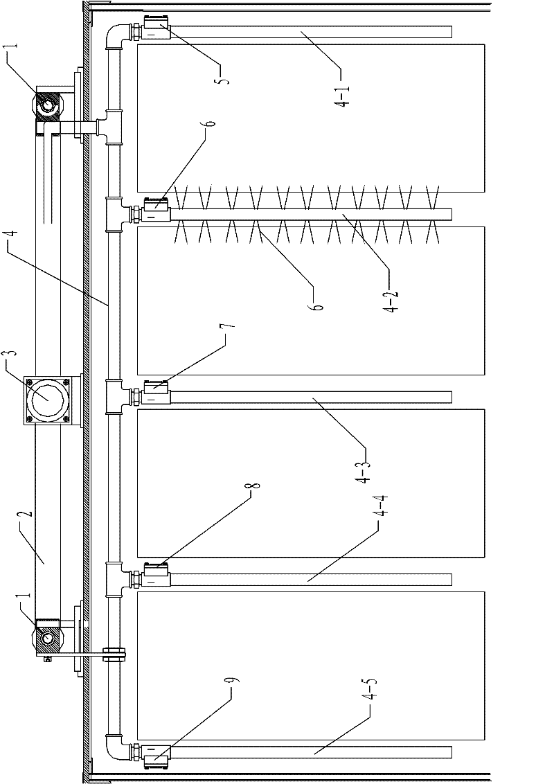 Full-automatic high-voltage electrostatic oil fume purifier utilizing segmented cleaning