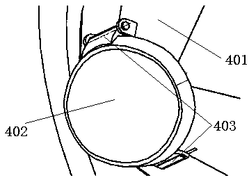 Water pressure type edible vegetable oil squeezing device