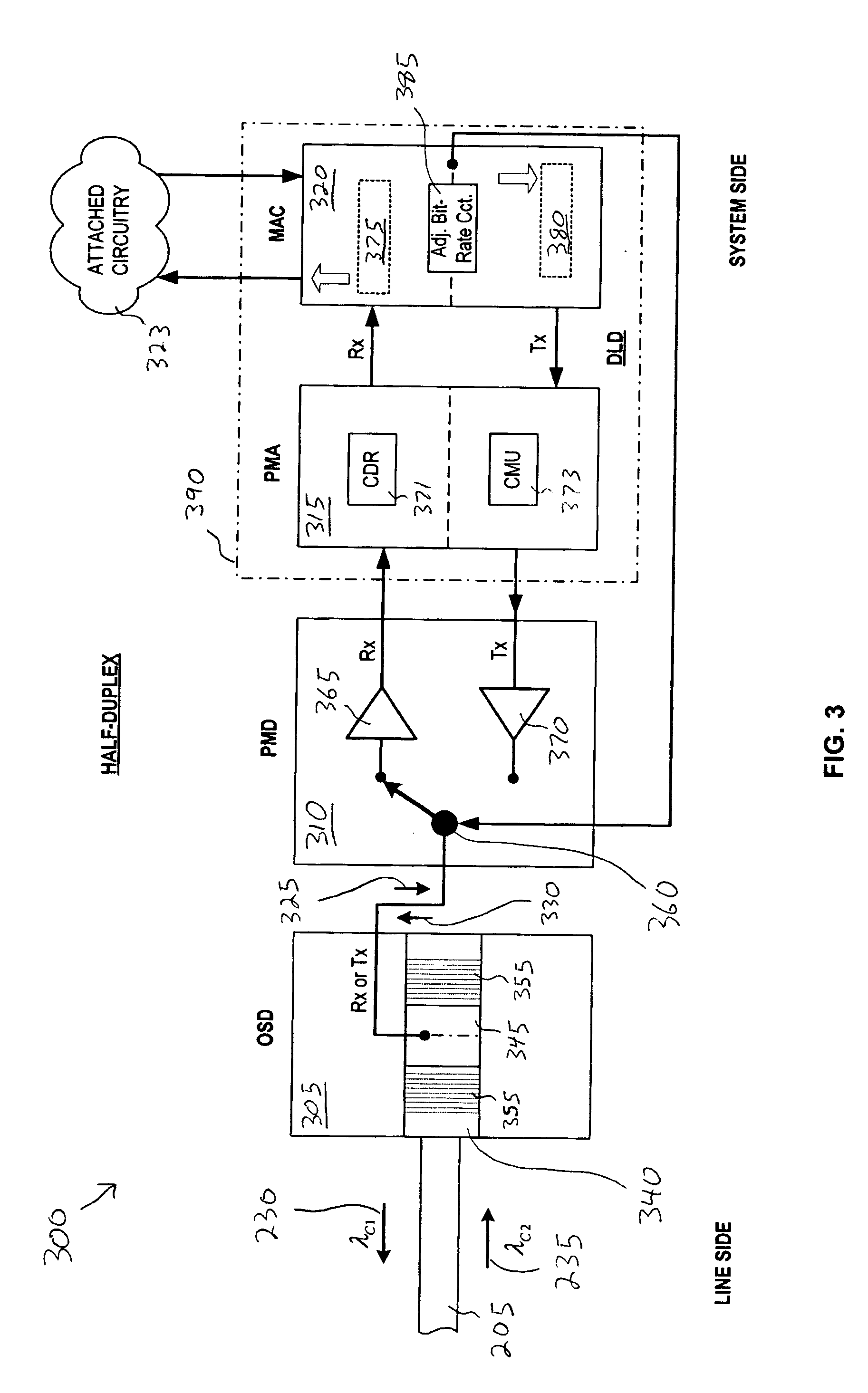 Optical transceiver over single communication link