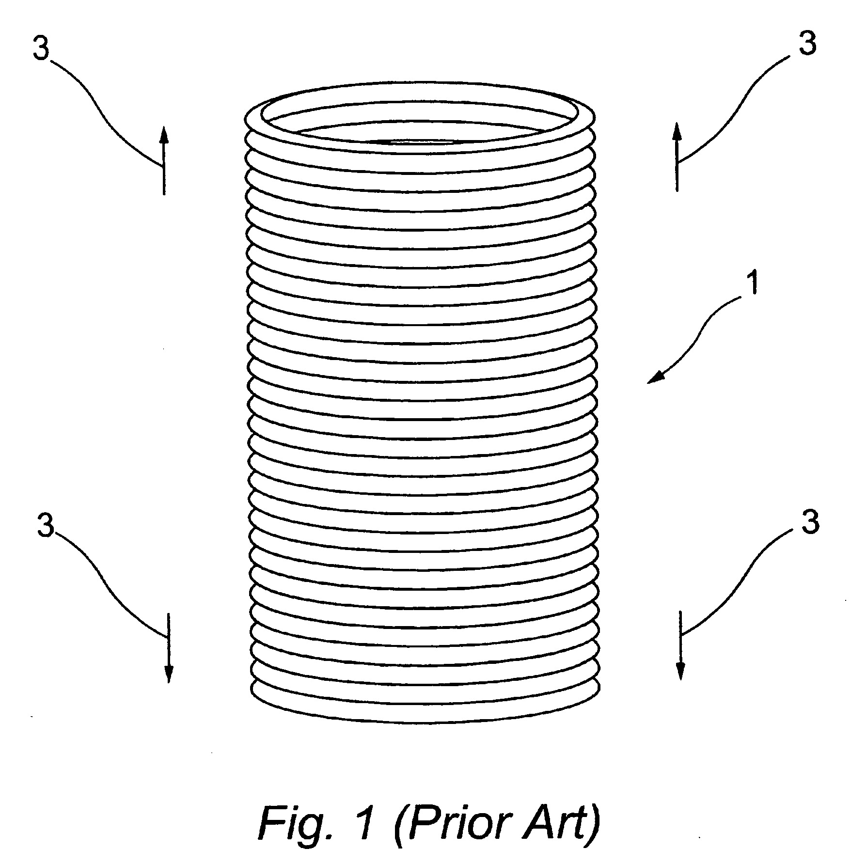 Single continuous piece prosthetic tubular aortic conduit and method for manufacturing the same