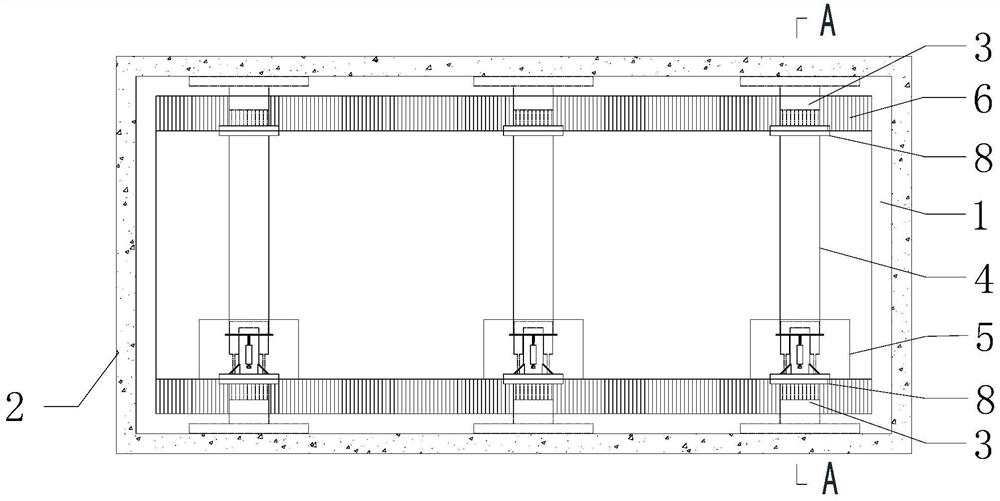 Using method of slidable supporting system suitable for vertical narrow space