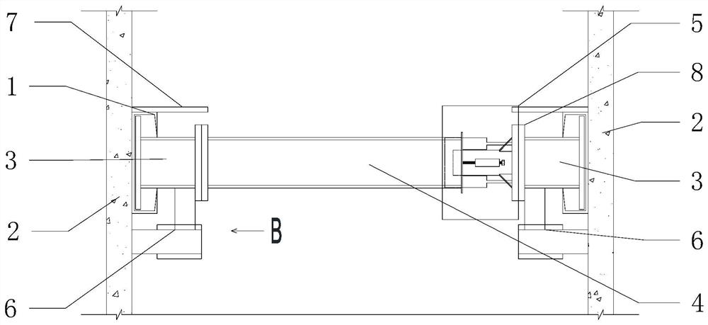 Using method of slidable supporting system suitable for vertical narrow space