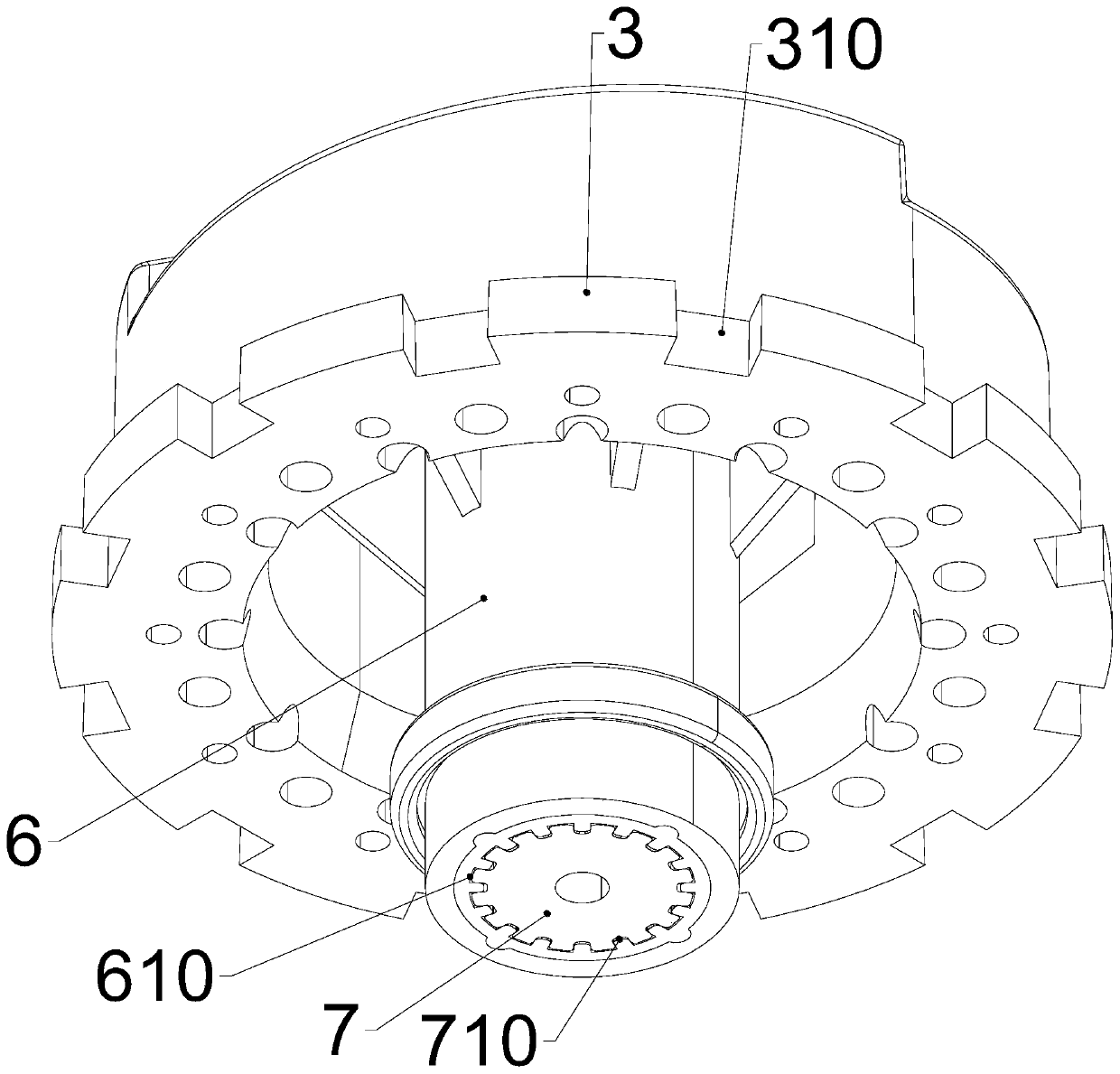 Particle medicine leakage medicine device