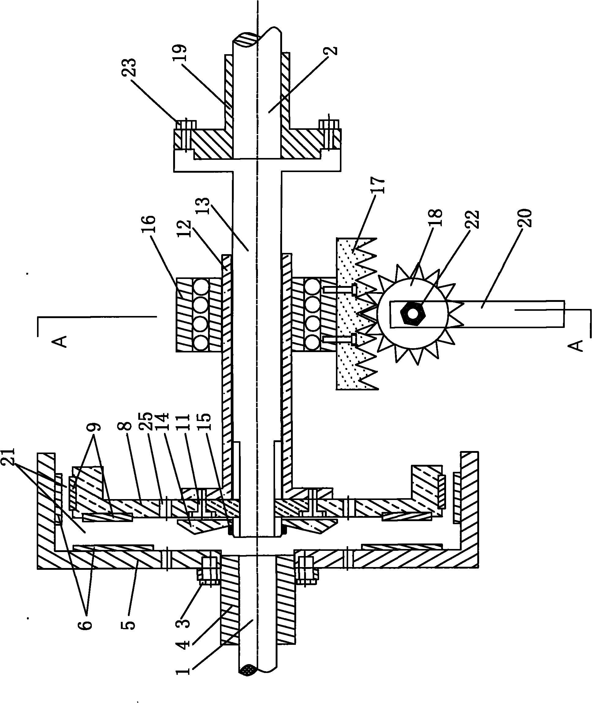 Permanent-magnetic speed regulation driving system