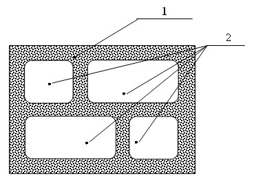 Method for preparing self-thermal-insulation concrete building block