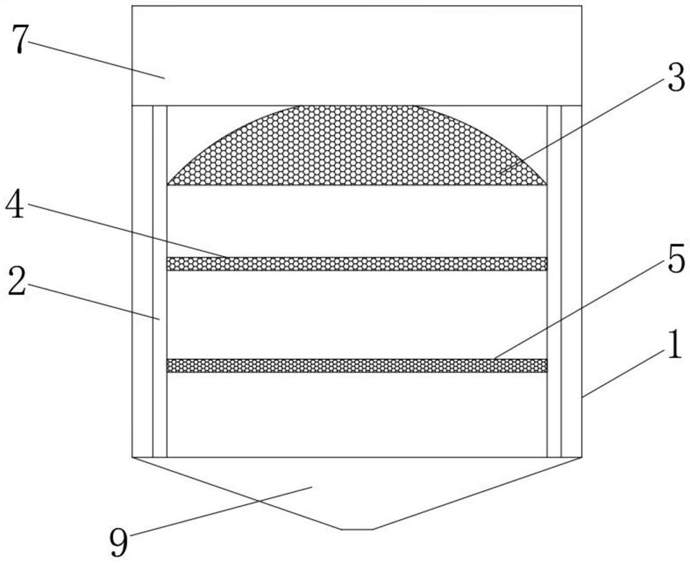 Liquid-based cell extraction filter screen capable of fully filtering