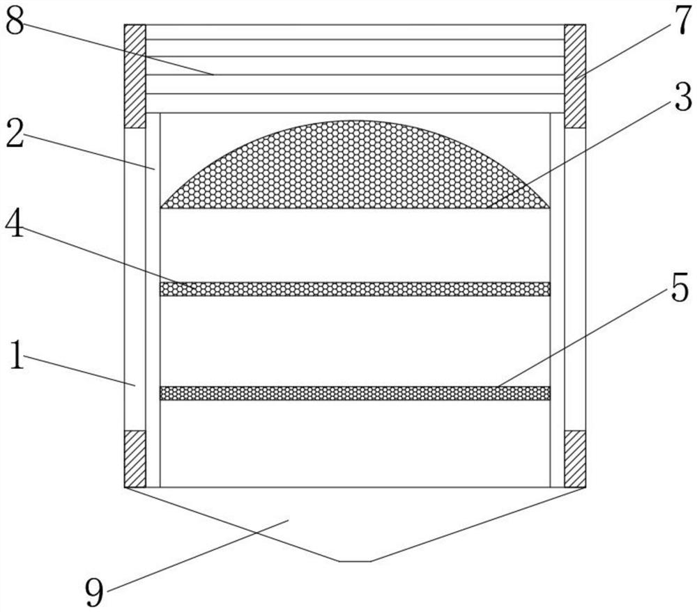 Liquid-based cell extraction filter screen capable of fully filtering