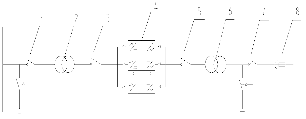 Shore-based power supplying system