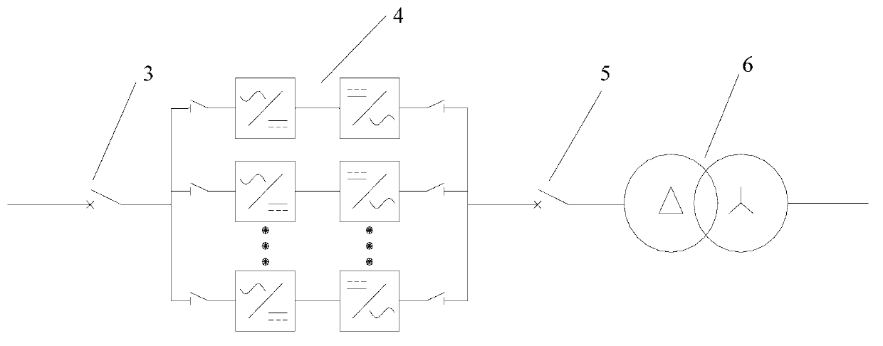 Shore-based power supplying system