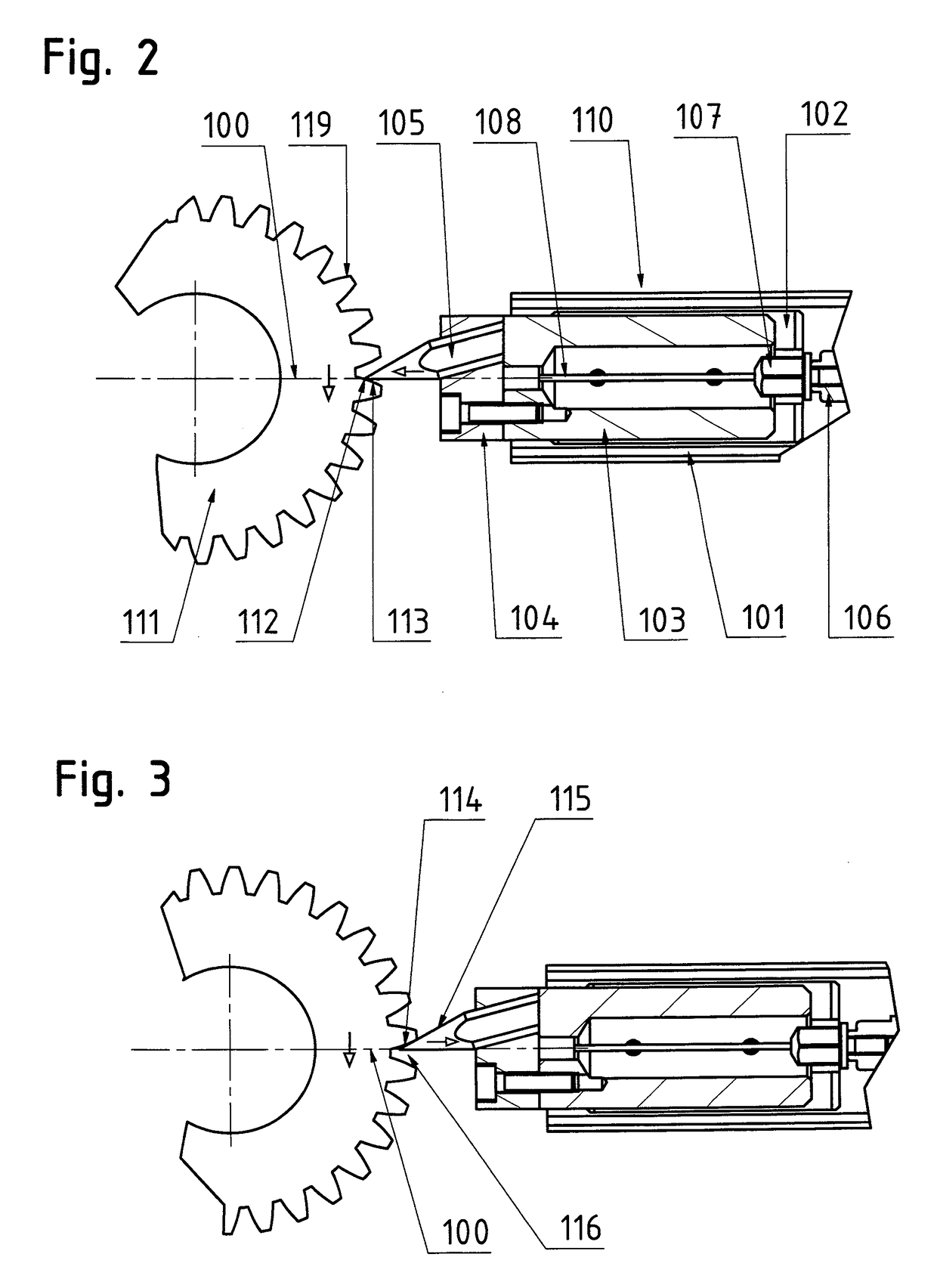 Device for inspecting a profiled workpiece