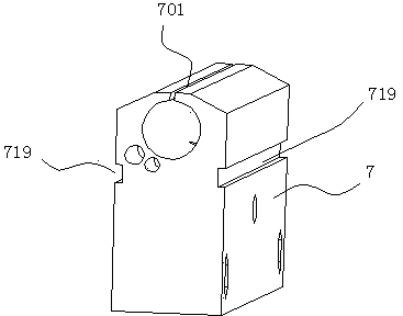 Spray nozzle mechanism of glue-spray type wireless glue binding machine