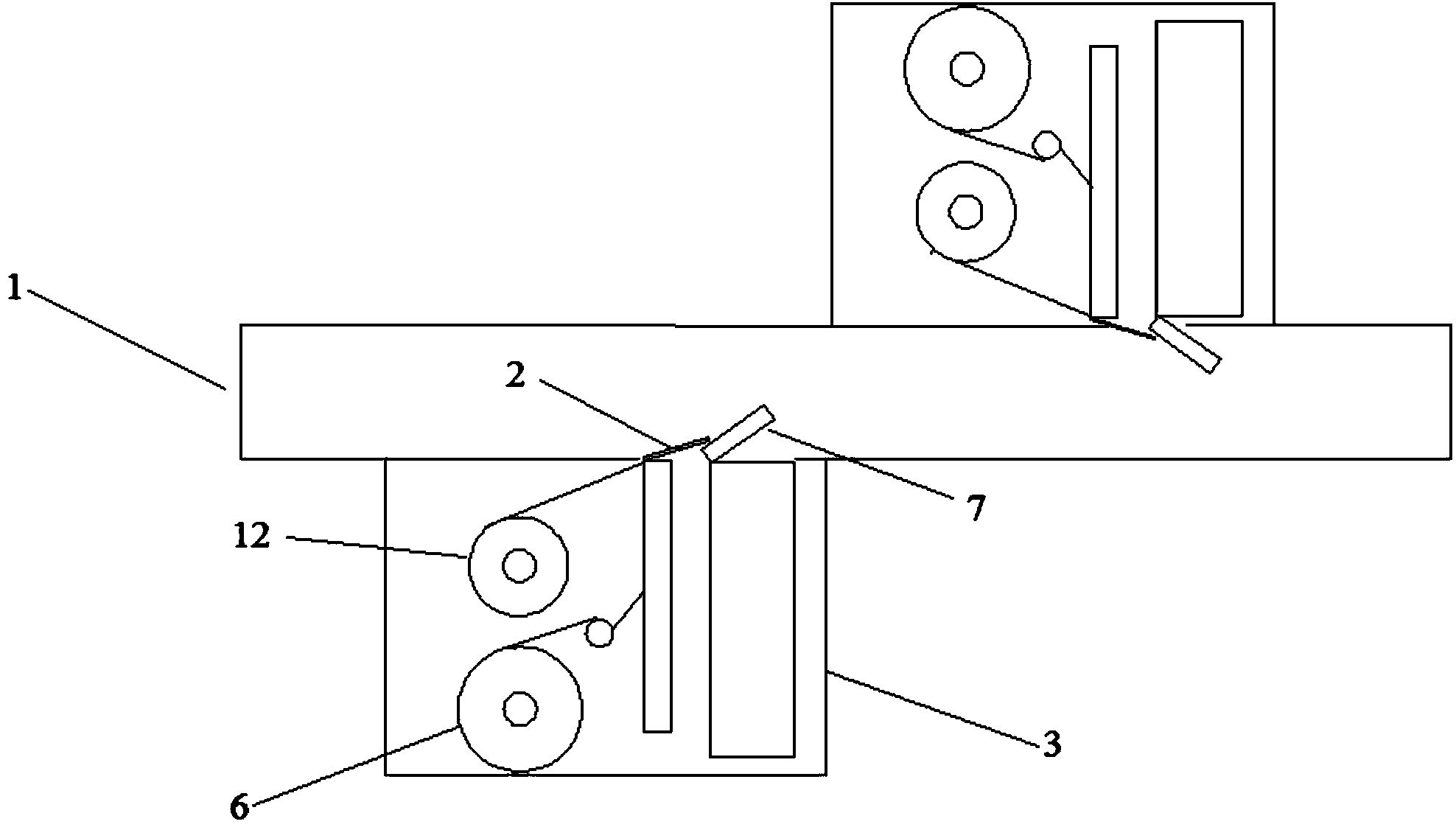 Dual-purpose labelling machine for hollow container