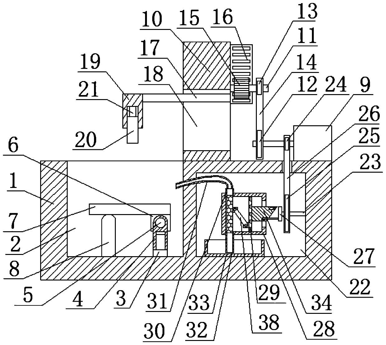 Concrete performance test experimental device