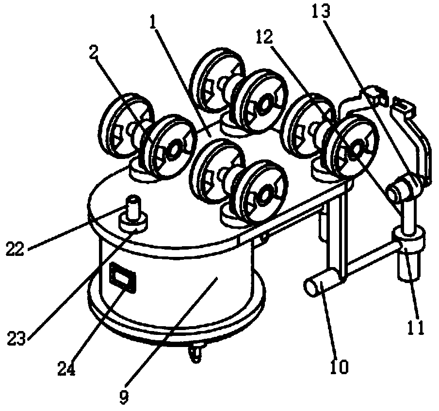 High-flexibility mechanized aquatic plant sampling device and sampling method thereof