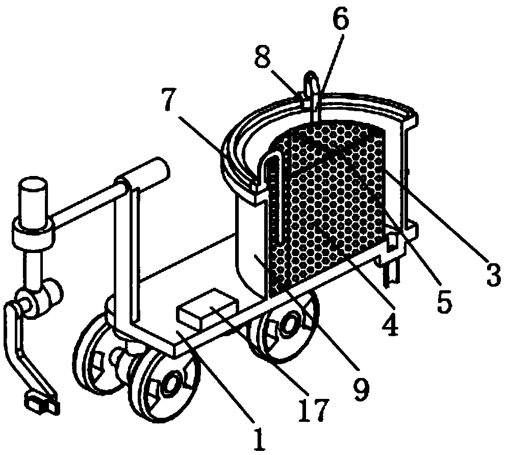 High-flexibility mechanized aquatic plant sampling device and sampling method thereof