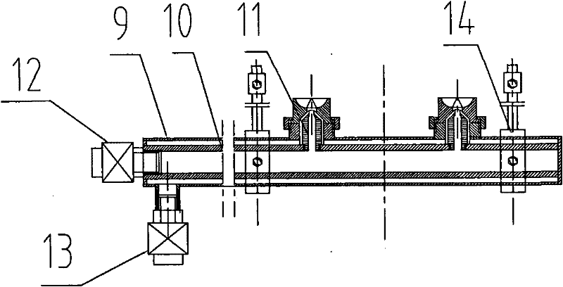 Multiple cooling methods integrated cooling system in strip casting process