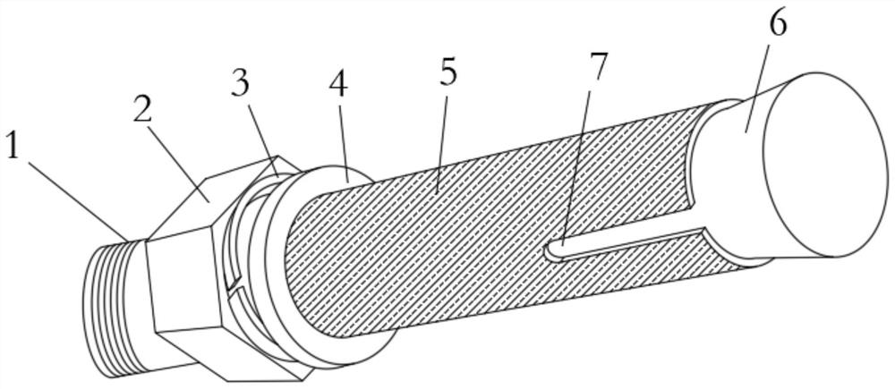 Anti-rust fastener for expansion bolt