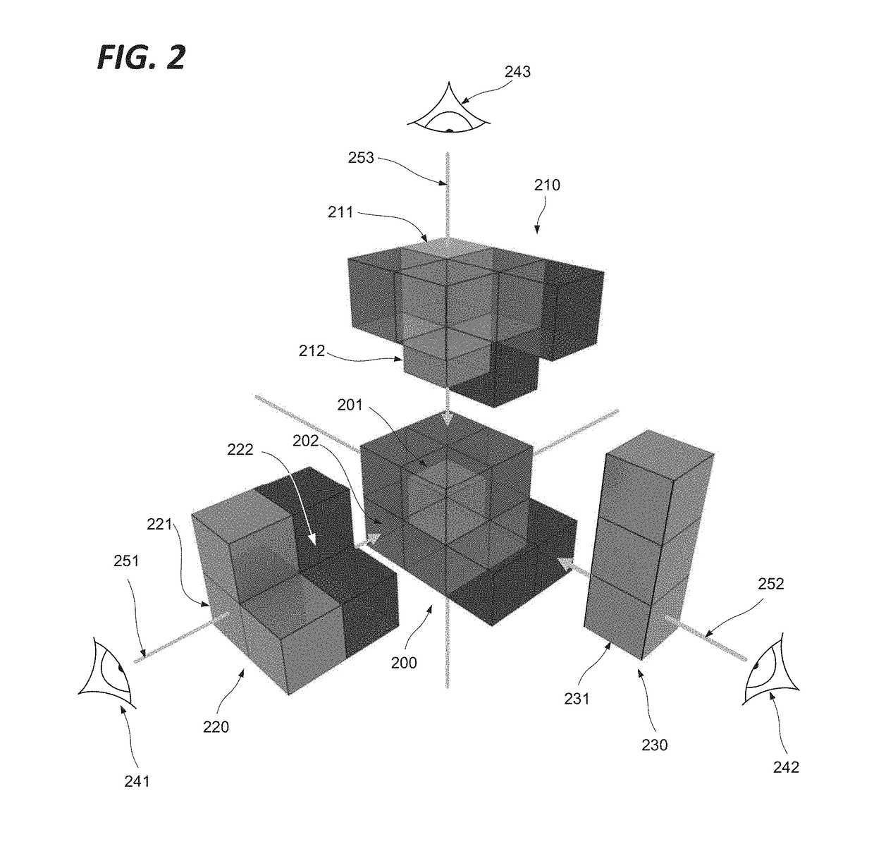 Point of view selection in virtual 3D environment