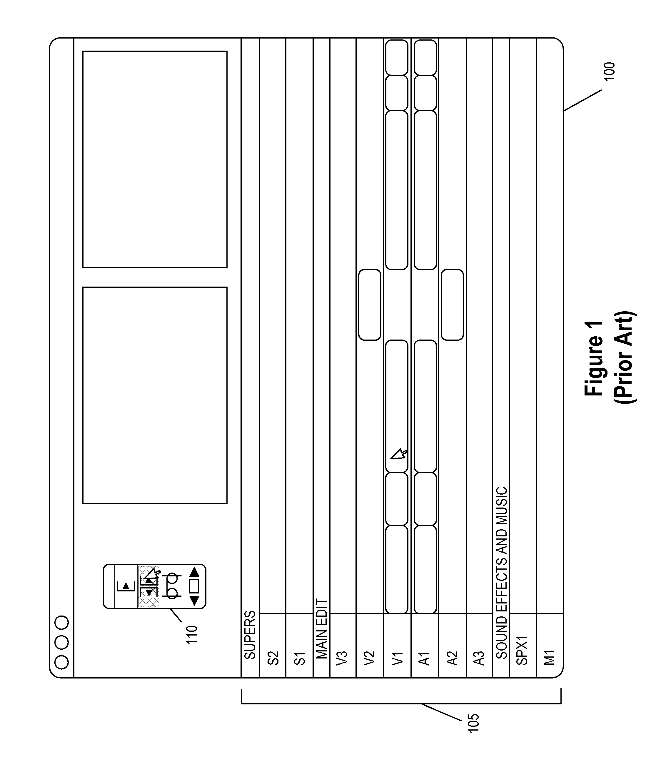 Cross-Track Edit Indicators and Edit Selections