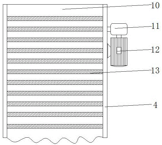 Conveying device of vegetable harvesting machine