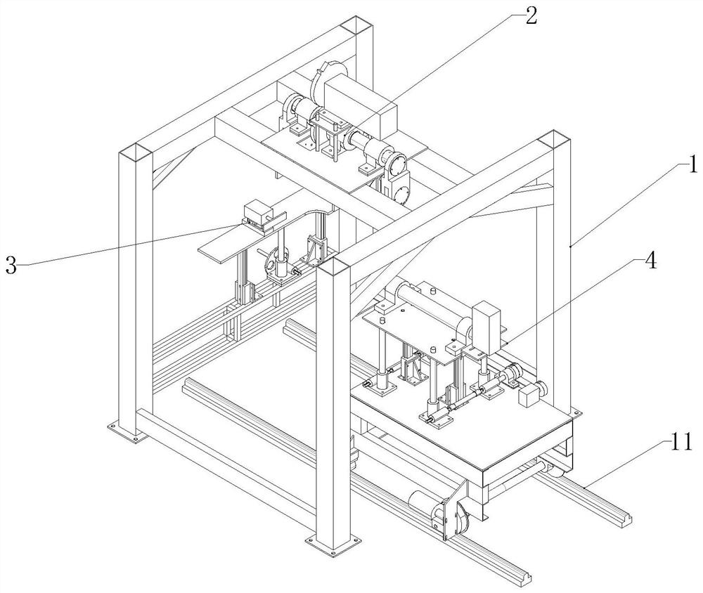 Linkage needling forming equipment