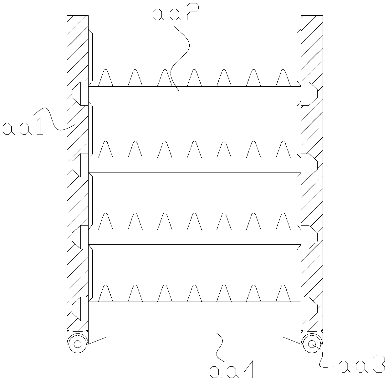 Point-to-point unmanned fragile product sparse transportation system