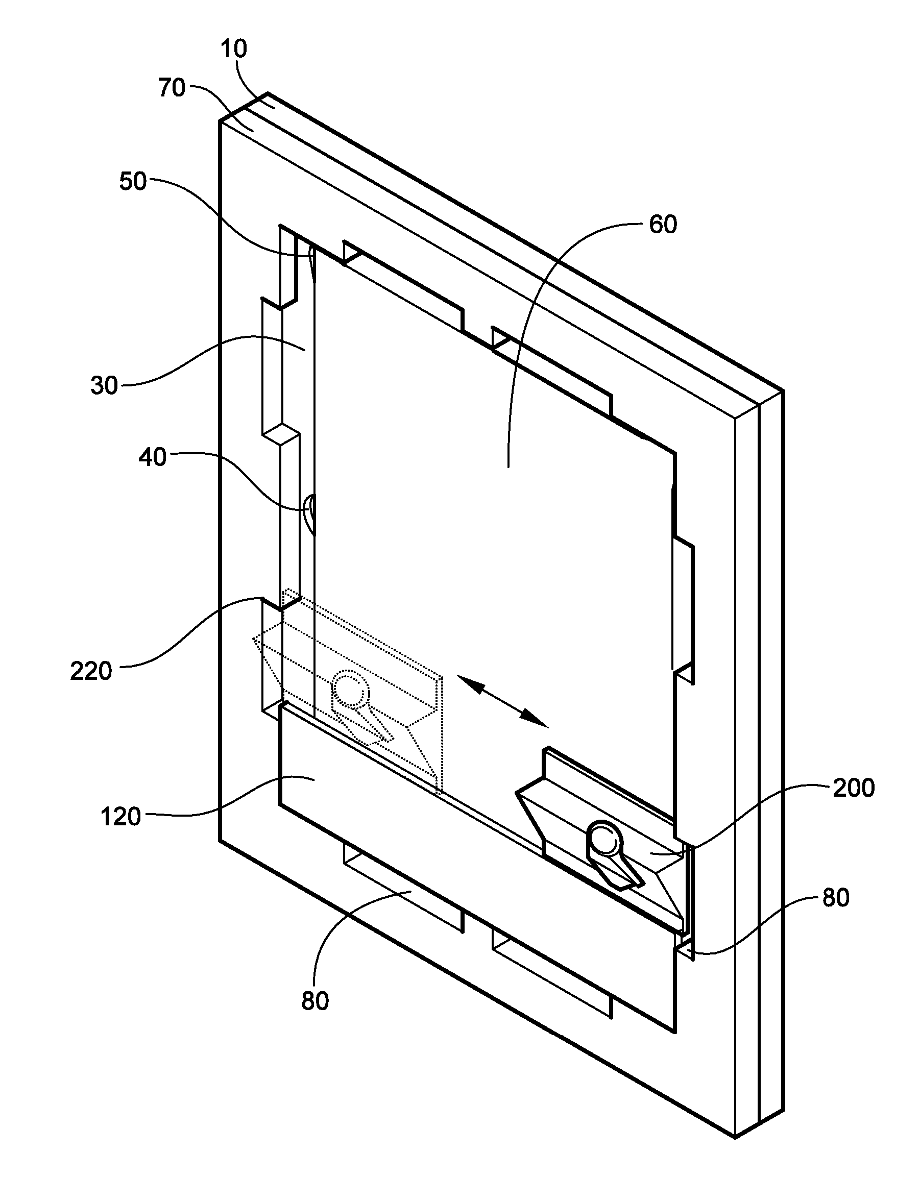 Device and Method for Cutting Mat and Liner for Double Matted Framed Artwork