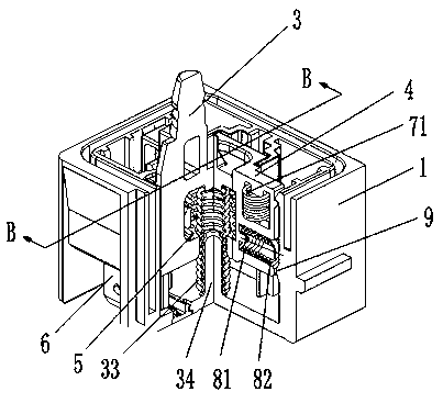 Pressed-type switch with kick function