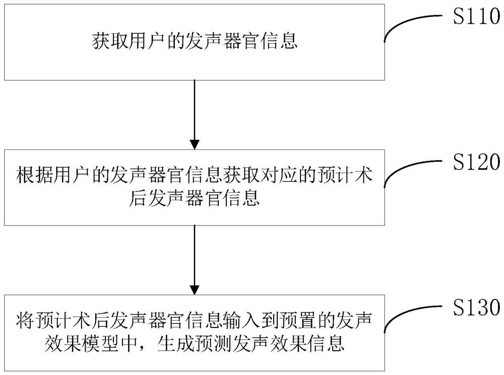 Method and system for predicting human body sound production effect