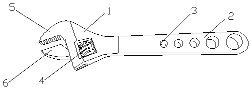 Integrated multifunctional wrench