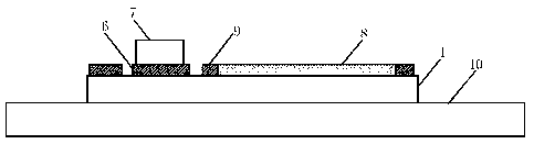 Constant-temperature structure for high-performance humidity detection device and preparation method