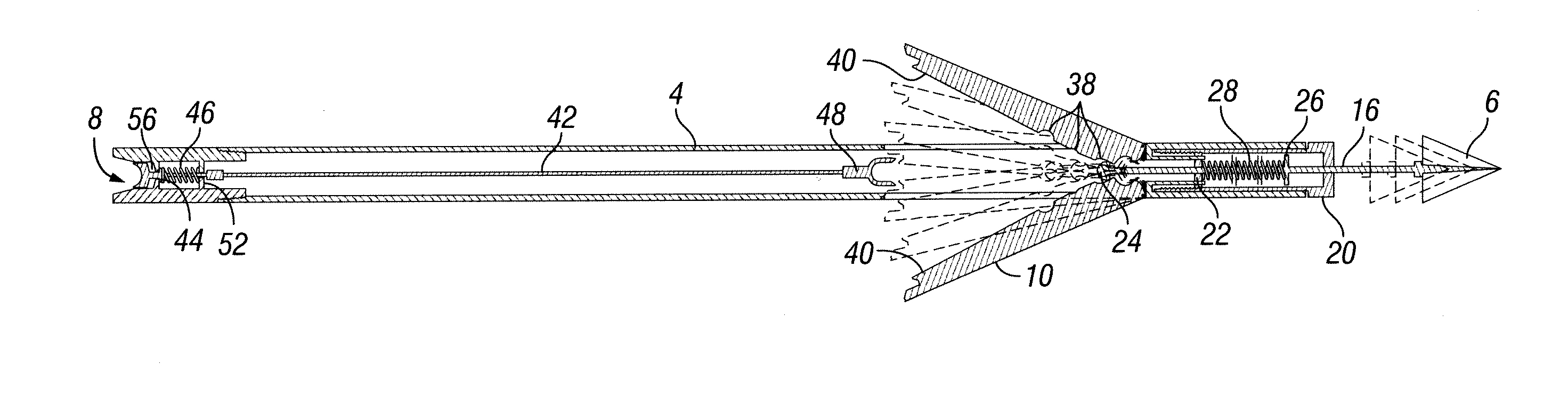 Ballistic arrow