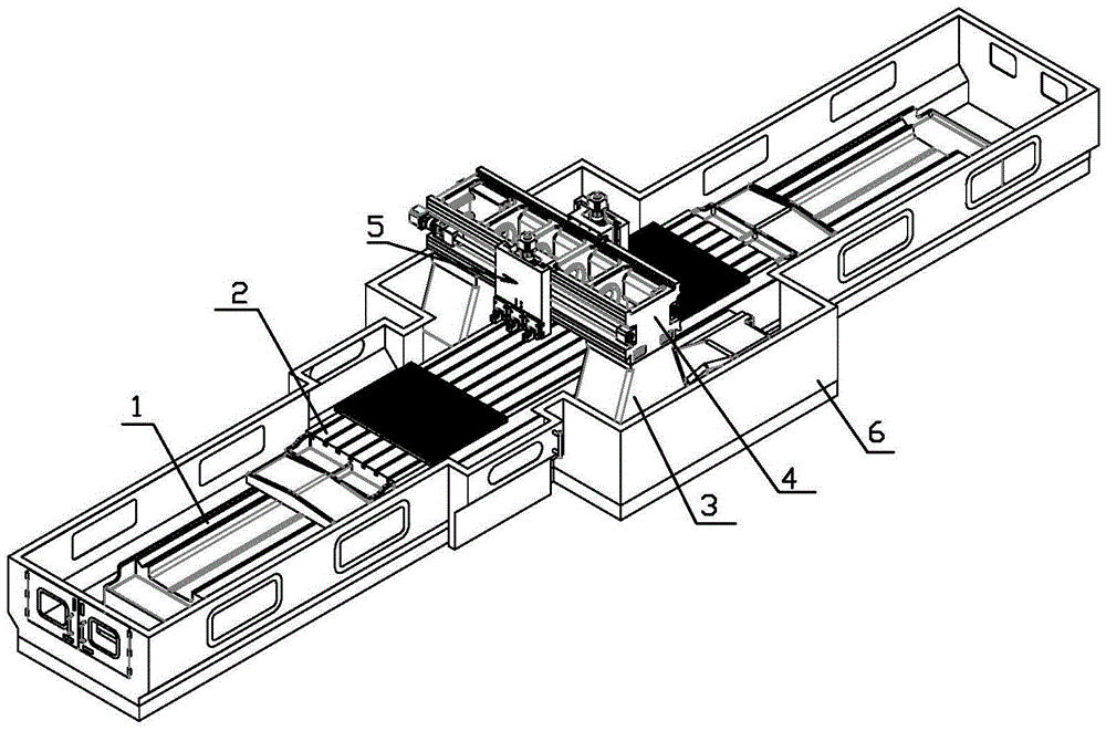 A CNC gantry planer