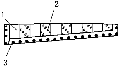 A large curved surface formation light conformal to the wing