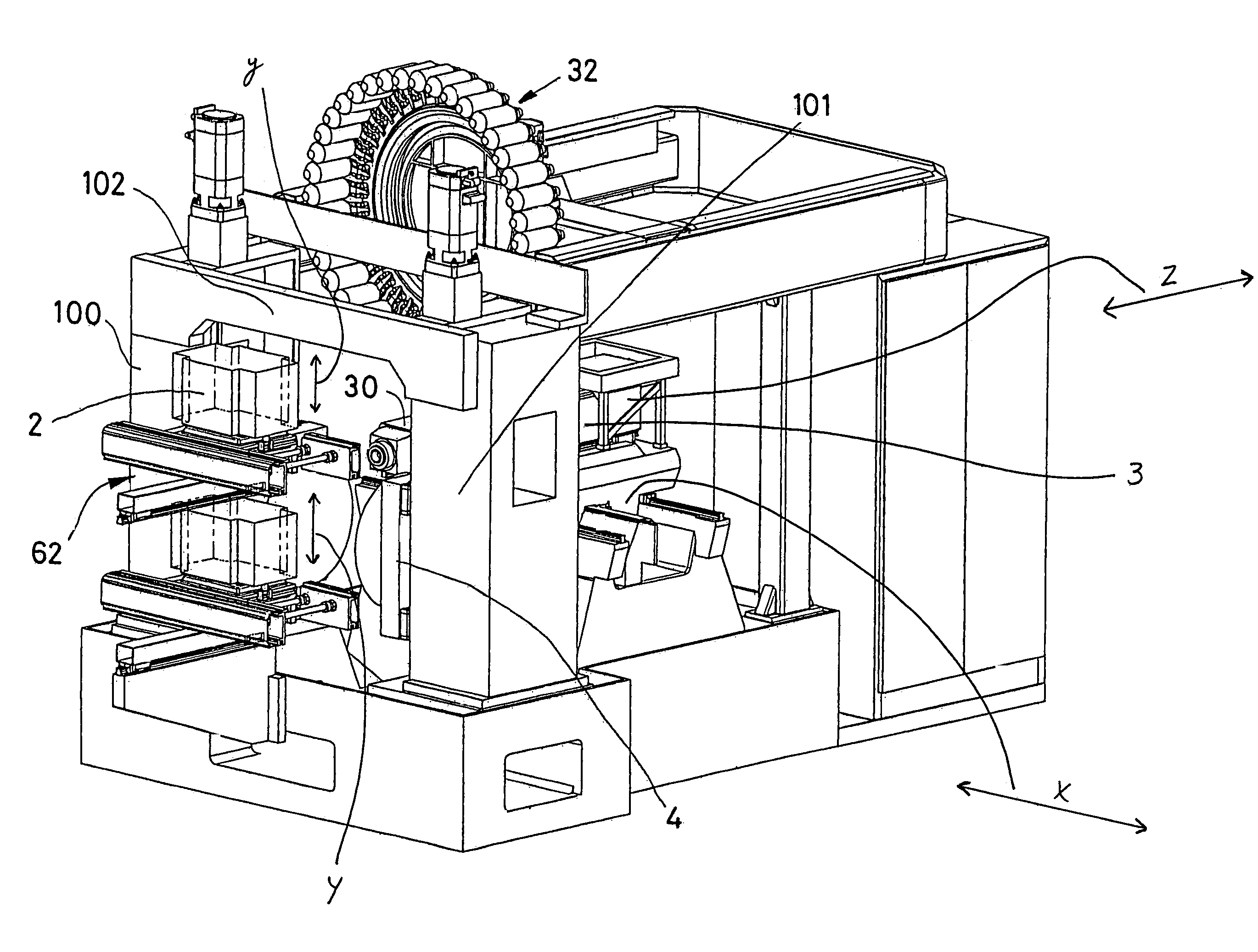 Machining station