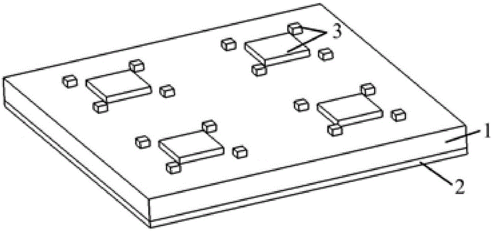 Preparation method for micro-piezoelectric actuator array structure