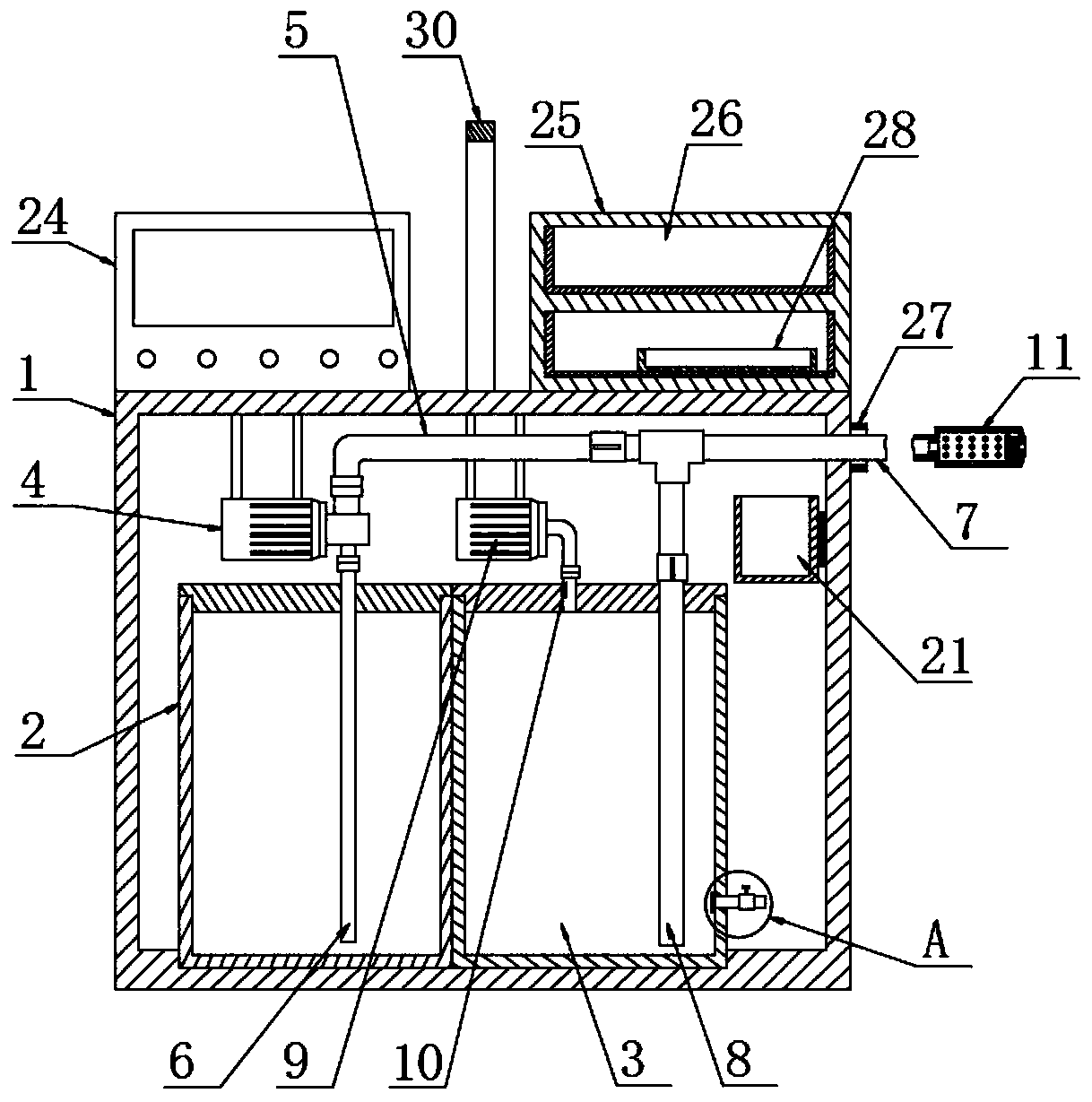 Negative pressure gastrolavage device for doctors for department of pediatrics