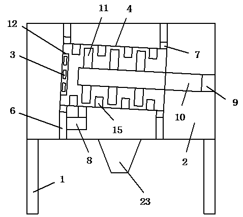 Corn straw crusher